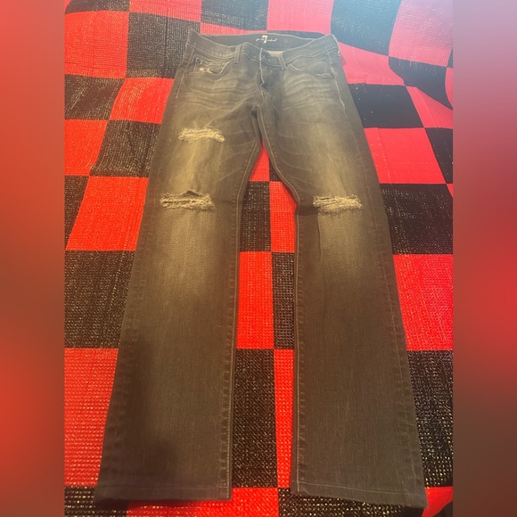 7 for all Mankind Paxtyn Tapered skinny jeans
Size 30 inseam 30” - Picture 3 of 7